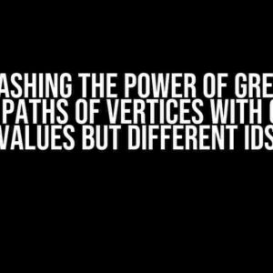 Unleashing the Power of Gremlin: Finding Paths of Vertices with Common Values but Different IDs